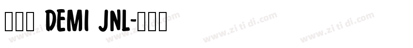 触控笔 Demi JNL字体转换